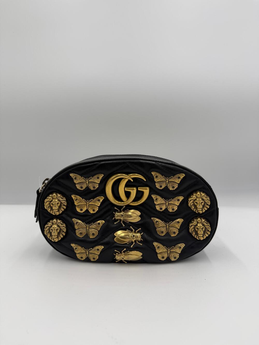 Gucci Marmont Studded Waist Bag